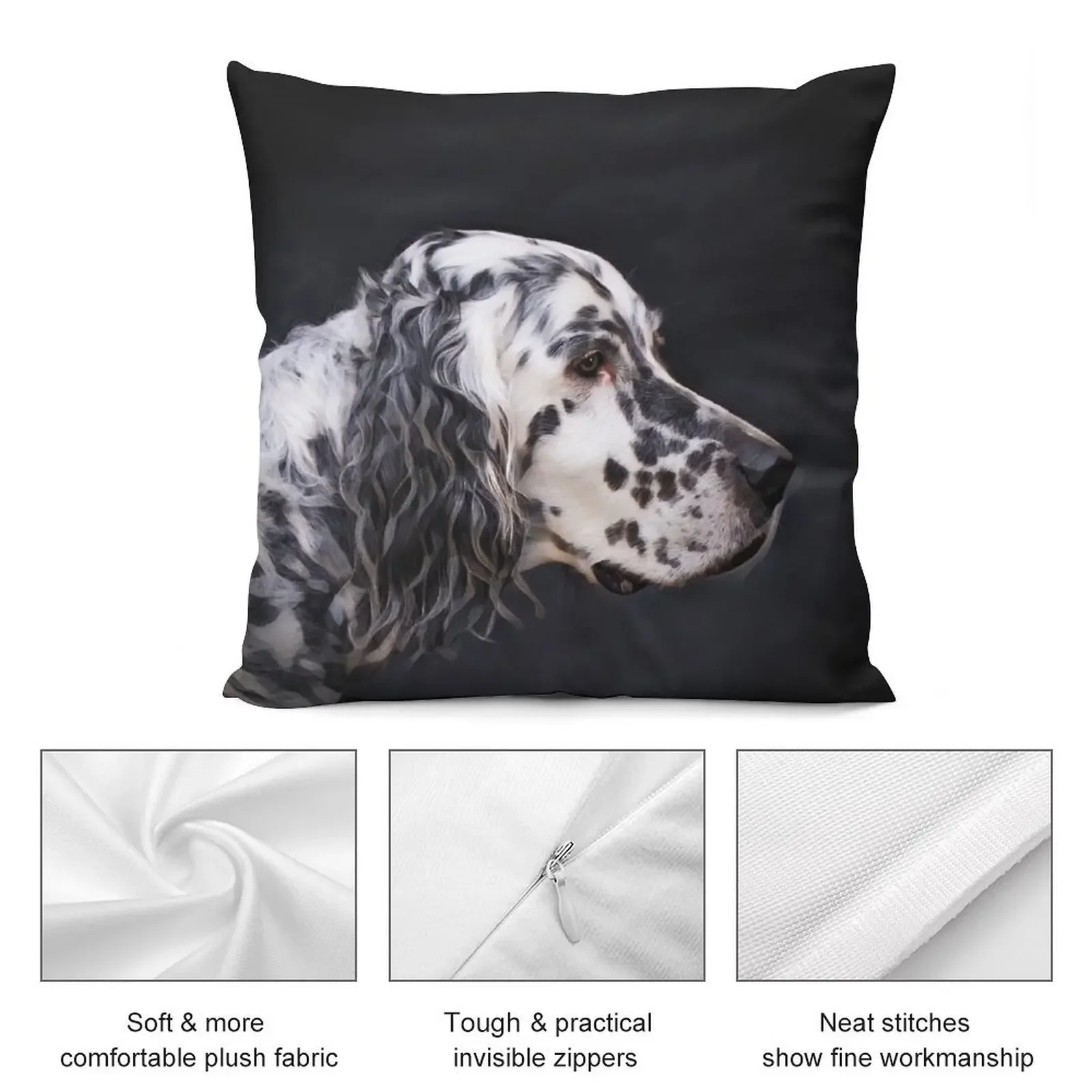 Английская собака-сертер с острыми глазами подушка детские чехлы для подушек