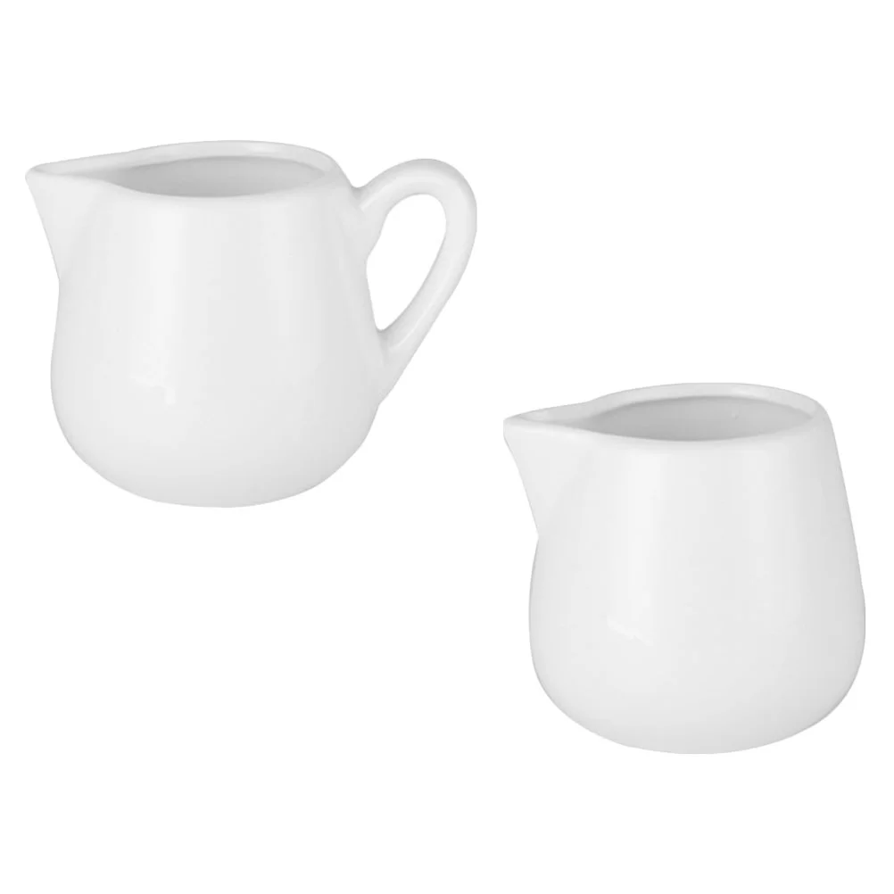 

2 Pcs Coffee Frothing Cups Multi-functional Cups Kitchen Supplies (White)
