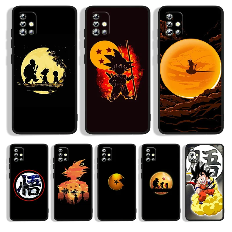 

DBZ Dragon Ball Anime Phone Case For Samsung A91 A73 A72 A71 A53 A52S A42 A33 A32 A23 A22 A13 A12 A03S Black Funda Back Cover