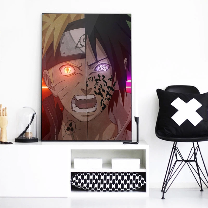 

Narut Sasuke Posters And Prints Japanese Anime Figures Manga Animation Canvas Painting Kids Bedroom Home Decor Wall Art Pictures