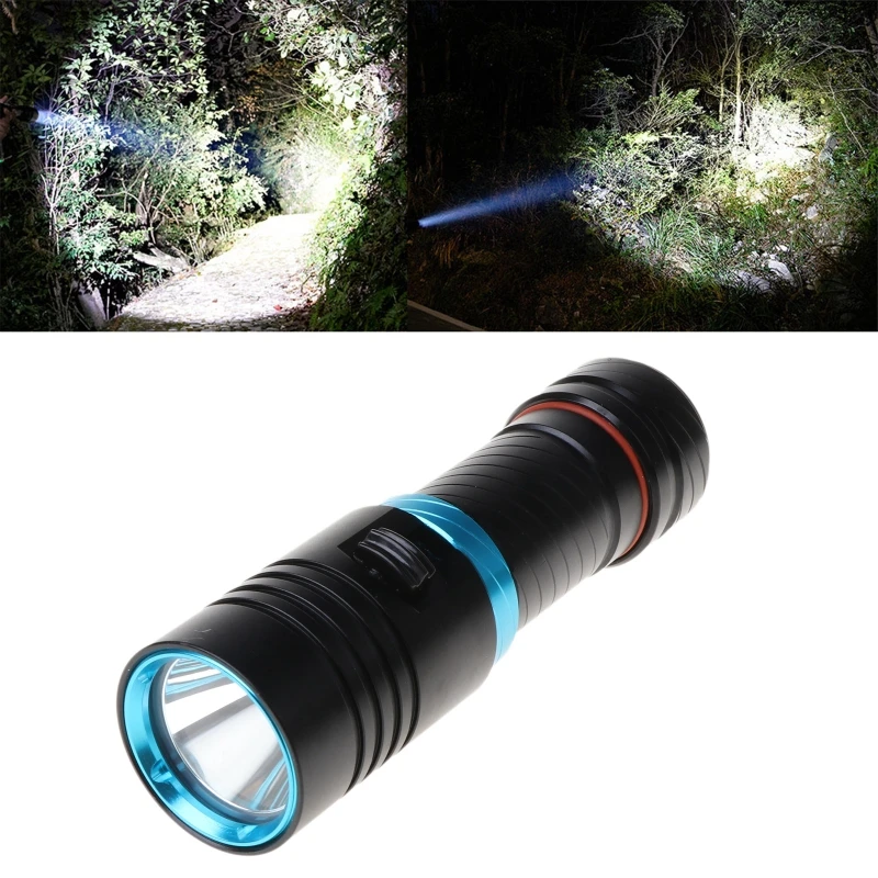 

Portable LED Diving Flashlight Electric Torch Underwater Waterproof Dive Lantern Light Lamp Outdoor Activities Dropshipping