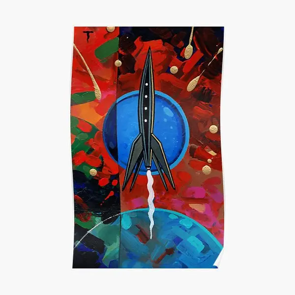 

Rocket 115 Poster Modern Room Decor Art Wall Funny Picture Home Print Mural Decoration Painting Vintage No Frame
