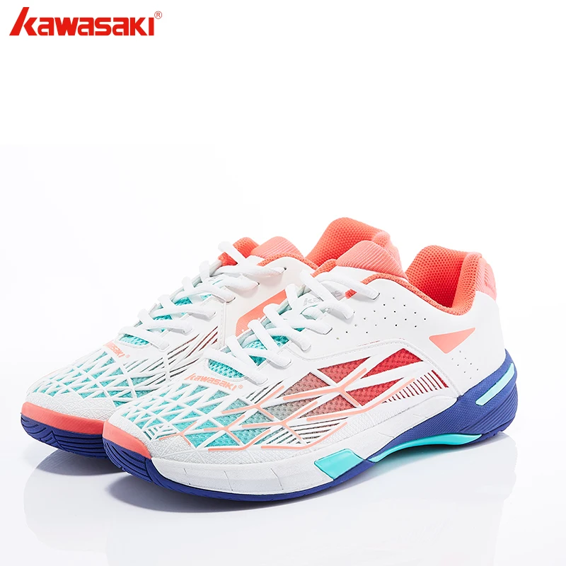 Kawasaki Sneakers Professional Badminton Shoes Indoor Court Sports Shoe White Anti-Slippery  K-567
