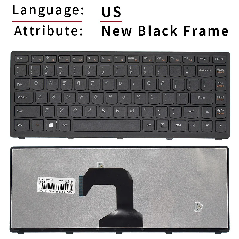 Фото Новая клавиатура для ноутбука Lenovo S300 S305 S400 S405 S415 S410 S435 S310 S436 S40-70 M40-35 L1000 I1000 №4