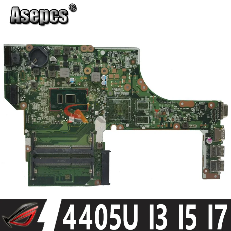 

For HP Probook 450 G3 Laptop motherboard Mainboard DA0X63MB6H1 Motherboard with DDR3 3855U 4405U I3 I5 I7 6th Gen CPU UMA