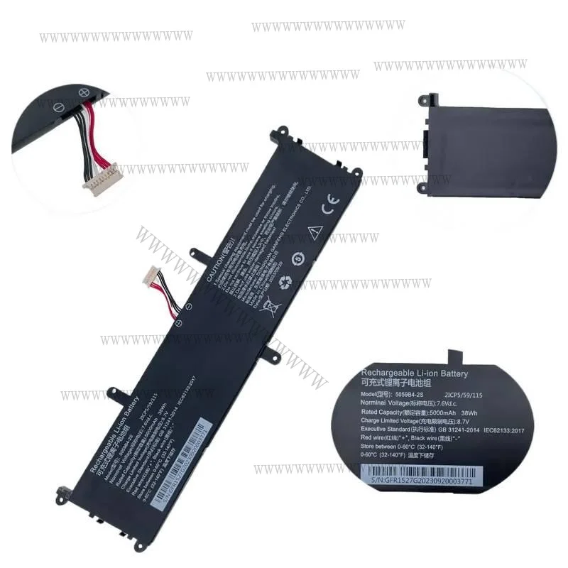 Фото Новые аккумуляторы для ноутбуков HH 5059B4-2S 5059B4-2S-1 5059B4-2S1P для Chuwi GemiBook Pro 13.3 CWI528 Pro 14 CWI529 Q512G 20090943 №3