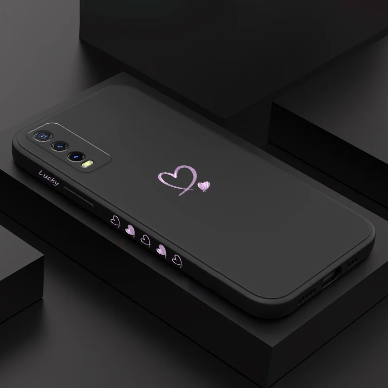 

Purple Heart Case For VIVO Y20 Y20i Y20S Y30 Y33T Y35 Y76 Y22 Y11 Y12 Y12S Y15 Y21 Y21T V25E V25 V23 V23E V21 V20 Pro 4G 5G