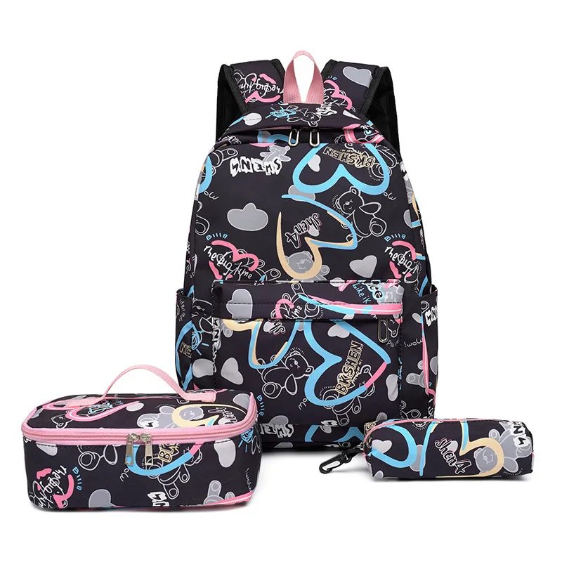 3 шт./комплект водонепроницаемые школьные ранцы для девочек