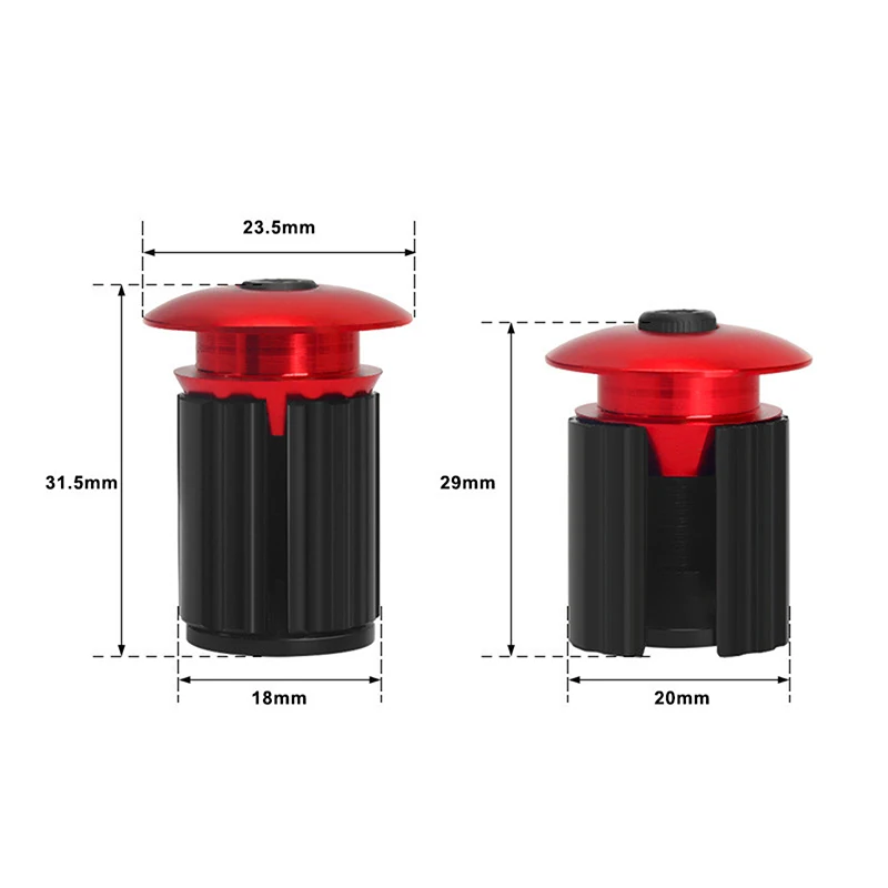 1 пара торцевых заглушек на руль велосипеда колпачки из алюминиевого сплава для