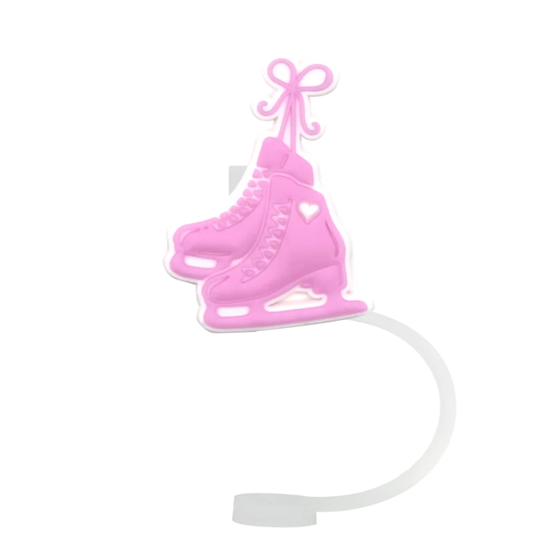 1/7 шт. розовая соломенная крышка-бабочка силиконовые аксессуары топпер из