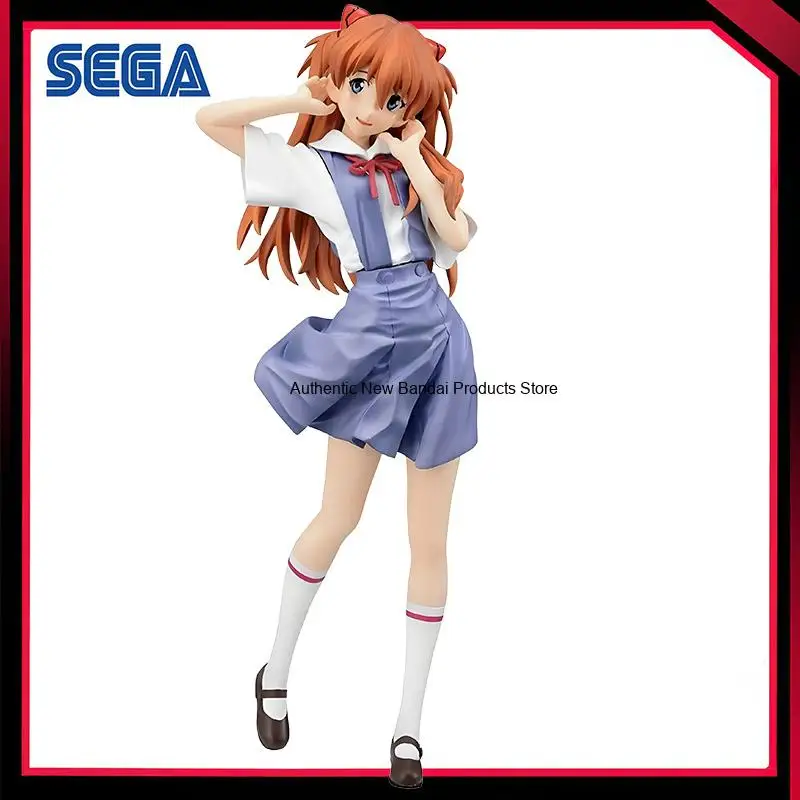 Фото Оригинальная фигурка SEGA XStellar Shin Seiki Evangelion Souryuu Аска Лэнгли, версия Seifuku Коллекционная фигурка-игрушка из ПВХ, модель куклы №2