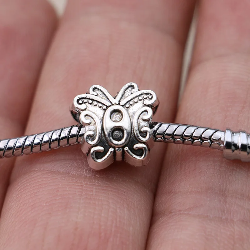 

Бусины-бабочки для изготовления ювелирных изделий Pandora, 5 шт.