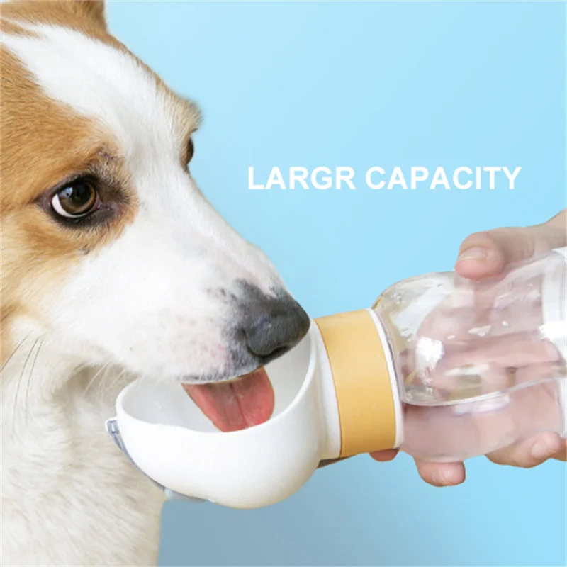 Портативная бутылка для воды собак уличная поилка щенков и кошек путешествий