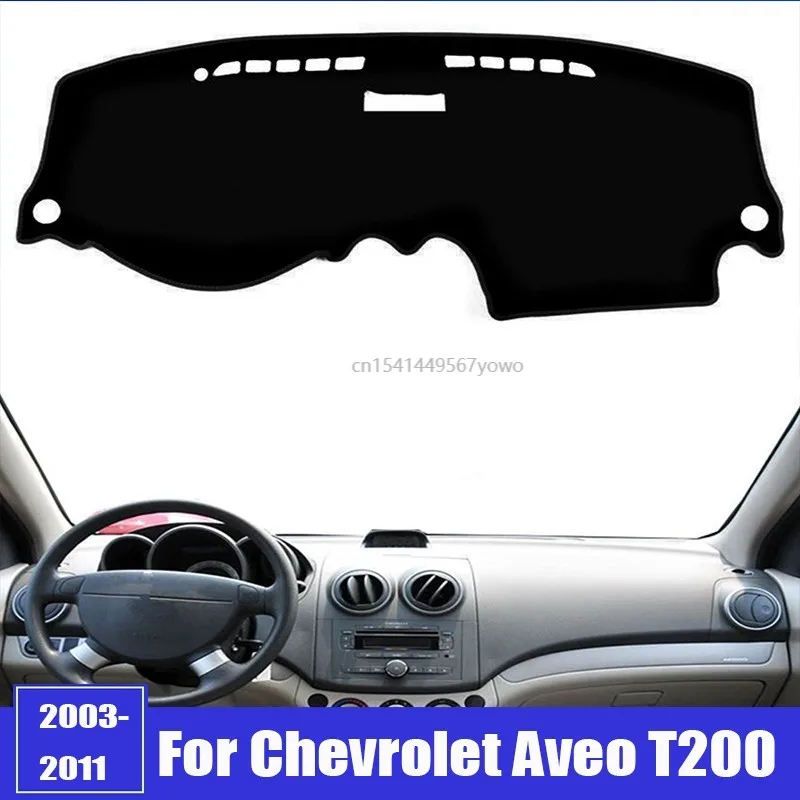 

For Chevrolet Aveo T200 03-11 Daewoo Gentra T250 05-11 Ravon Nexia R3 15-2020 Car Dashboard Cover Mat Pad Dash Sunshade Dashmat