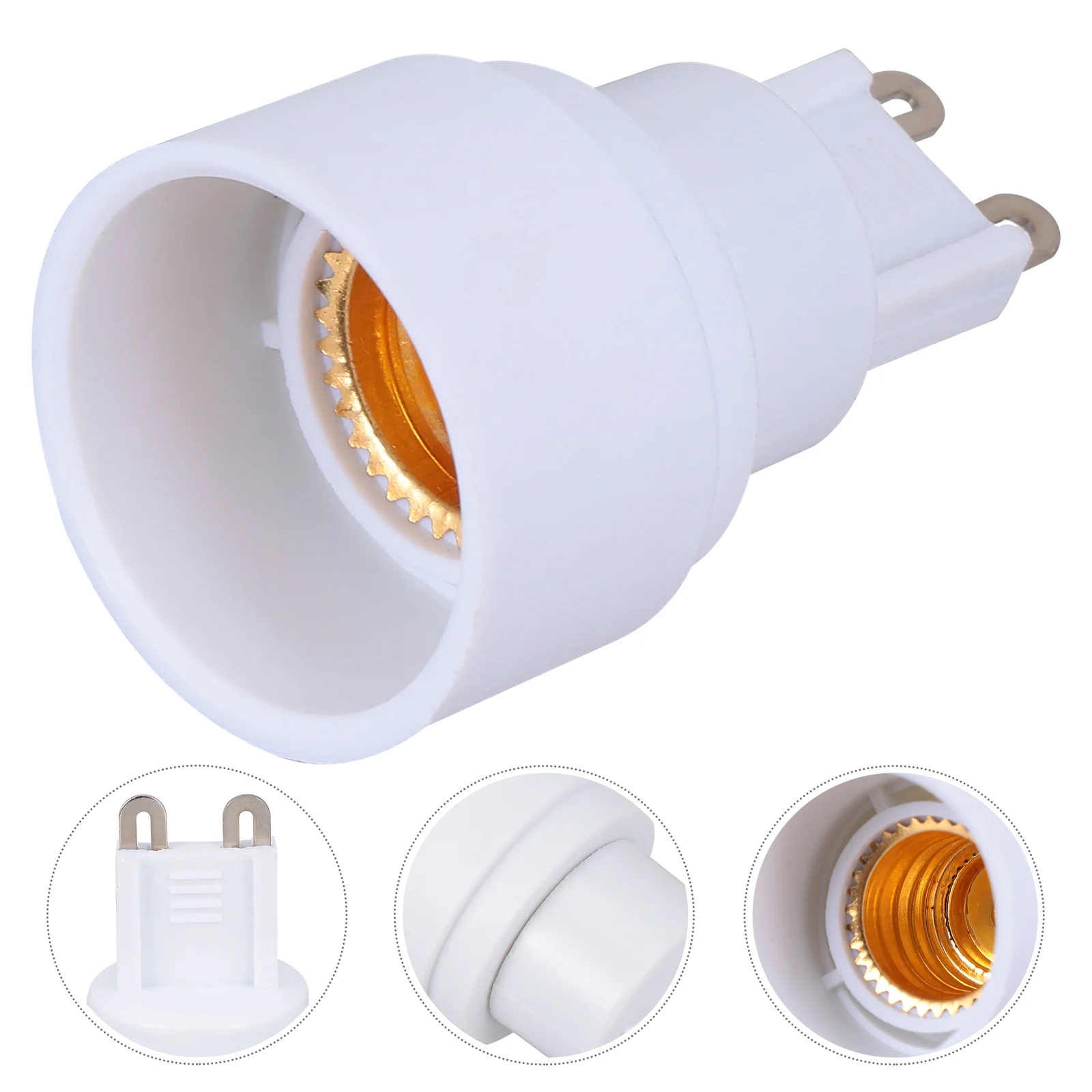 

Adapter Lamp Light Bulb Converter Socket Holder E14 G9 Replacementaccessoriesscrew Converters Chandelier Extender Medium Pendant