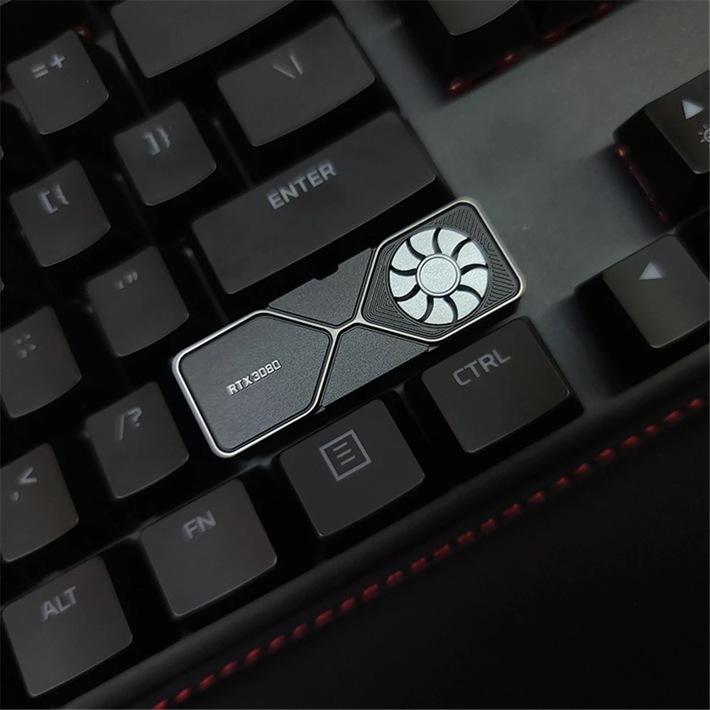 

RTX3080 Key Caps Shift Keyboard Cap 3060 Keycap Enter NVIDIA 3080 Graphics Card Figure Gamers DIY PC MOD Gamer Water Cooler