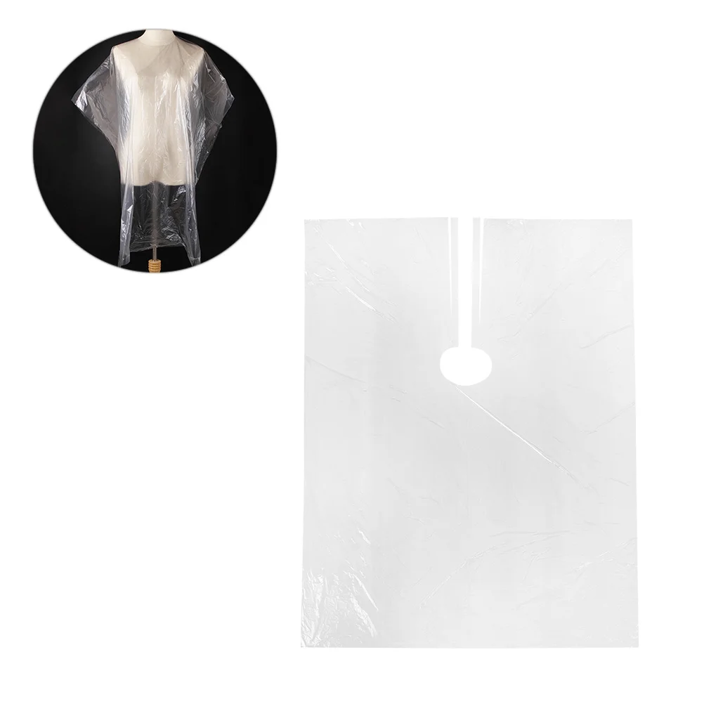 

Cape Hair Barber Salon Gown Waterproof Dye Haircut Hairdressing Transparent Cover Protector Dyeing Shawlcloak Polyester