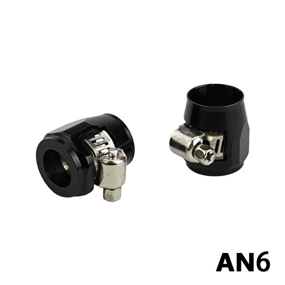 

2 шт. хомуты для финишной обработки масла AN4 AN6 AN8 AN10 AN12, фитинг для топливной трубки, зажим для масляной и воды, сетчатые хомуты для шлангов, соединительные фитинги