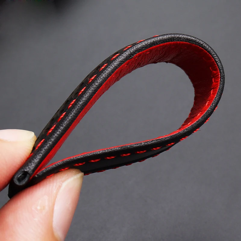 Cow Leather Watch Strap 22mm Watchband For Tag Heuer Fiyta Tissot Watch Band Red Stitches Genuine Leather Bracelet High Quality