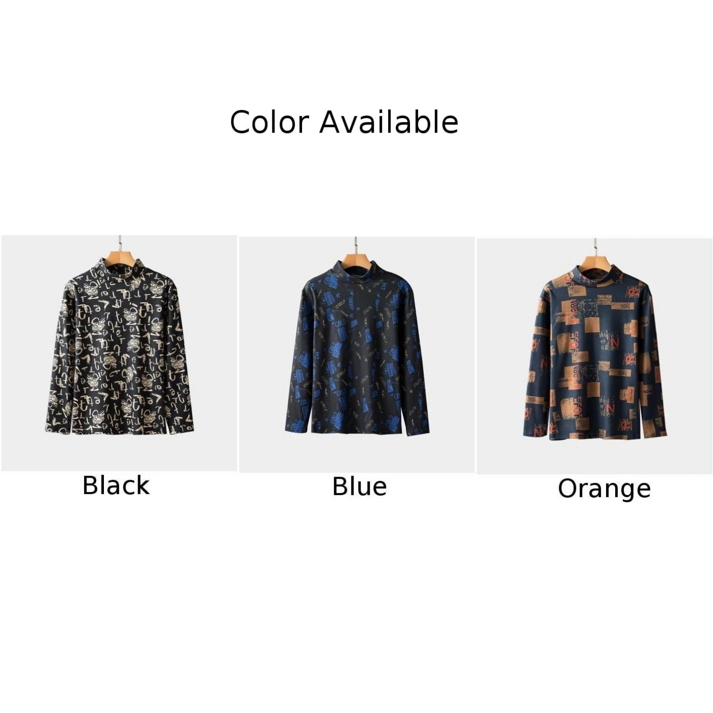 Mens Thermal Underwear Turtleneck Pullover Youth Long Sleeve Top Winter Warm Slim Fit T Shirt Warm Trousers Underwear