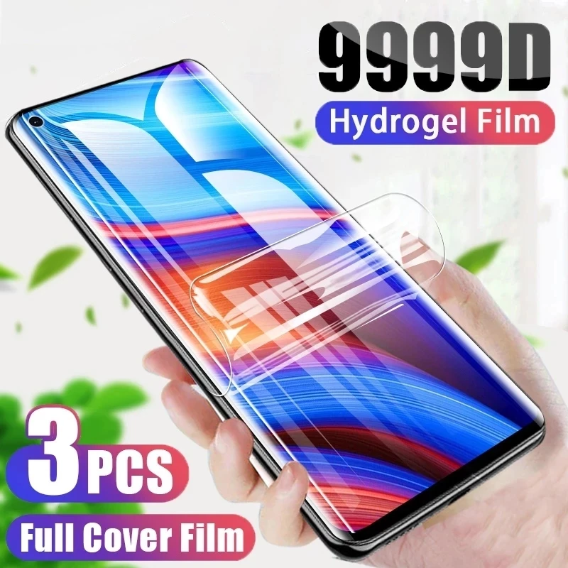 

Гидрогелевая пленка 3 шт. для Realme 9 8 Pro 9i 8i 8S, Защитная пленка для Realme 7 6 5 Pro 7i 6i 6S 5i, пленка для защиты экрана