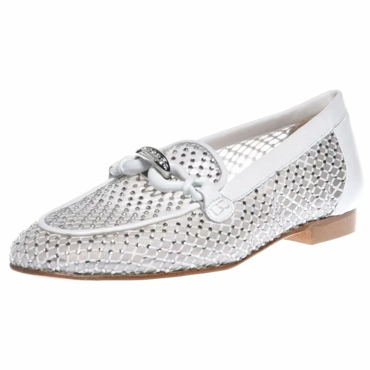 Туфли женские сетчатые дышащие с закрытым носком на плоской подошве для прогулок