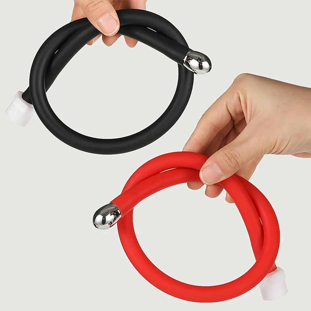 Гибкая силиконовая трубка для биде клизмы с удобной насадкой - шланг 50 см