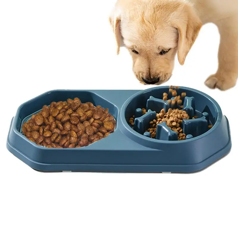 

Slow Feeder Dog Bowls With Lick Mat Lick Mat For Dogs & Cats Slow Feeder Anti-bite & Non-Slip Design Dog Cat Training Perfect