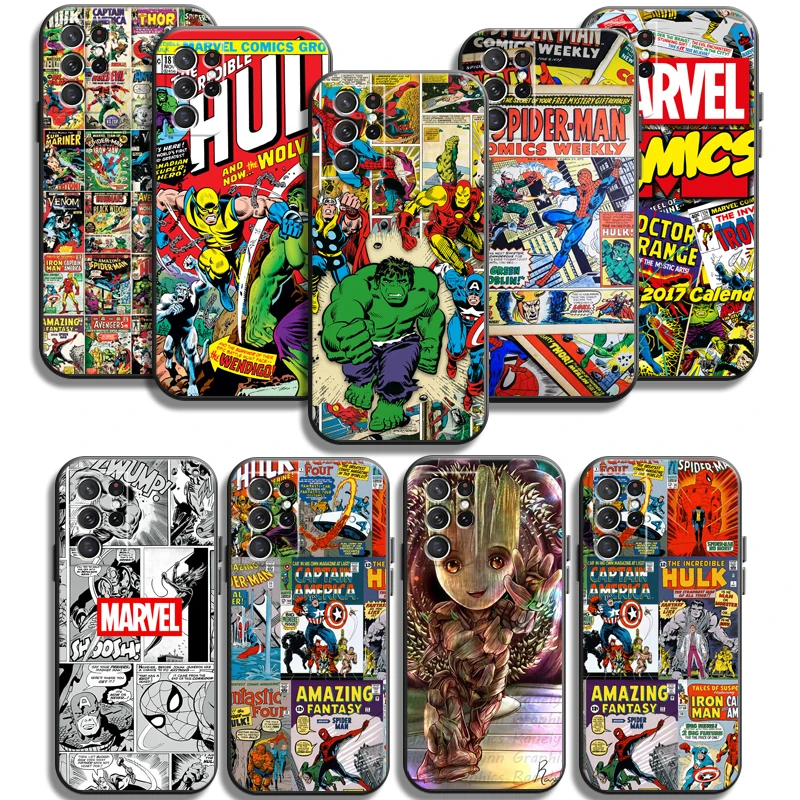 

Avengers Marvel Phone Cases For Samsung Galaxy S22 Plus S20 S20 FE S20 Lite S20 Ultra S21 S21 FE S21 Plus Ultra Carcasa