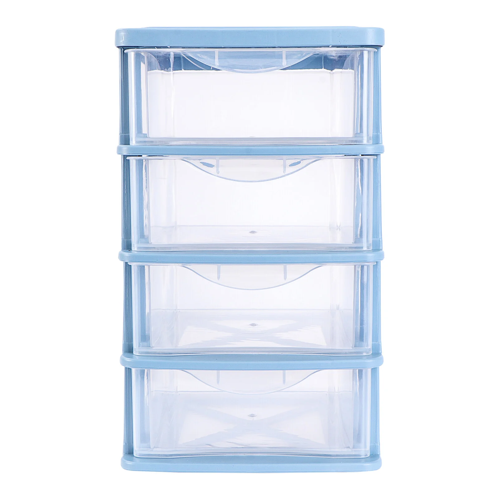 

4 Layer Plastic Storage Cabinet Containers Dresser Organizer Desktop Organization for Makeup Bathroom Office Dorm Desk