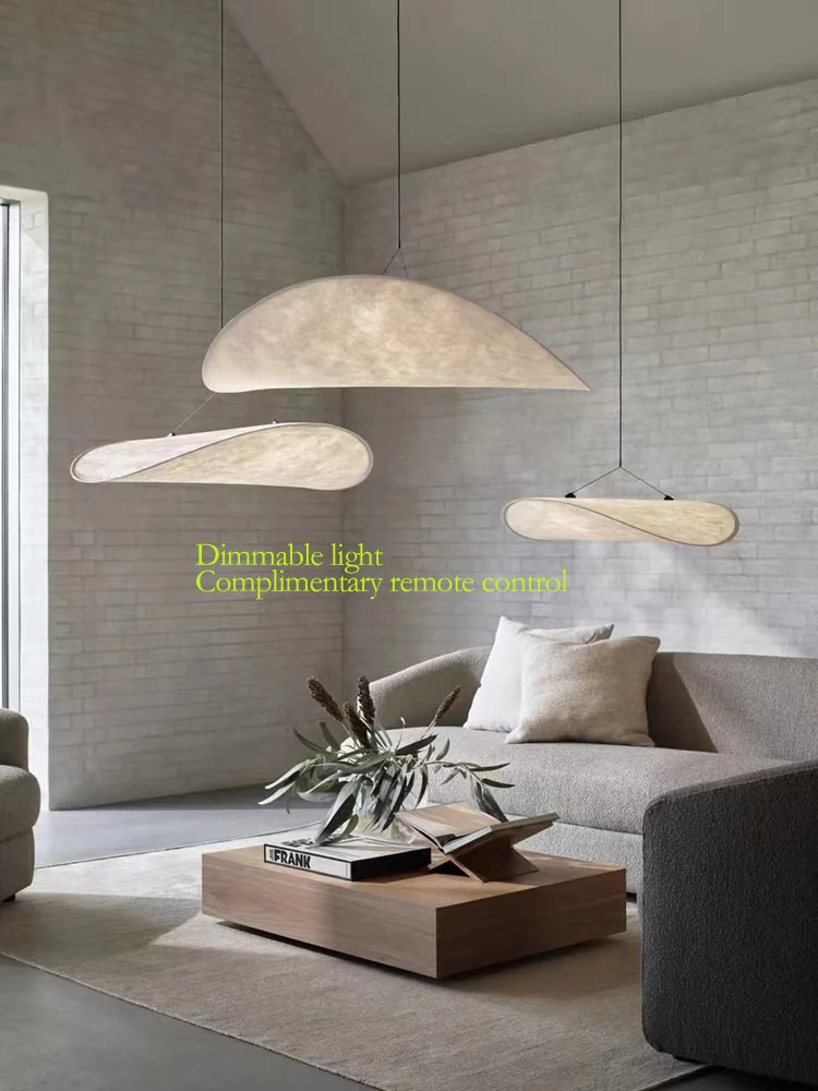 

Simple Nordic Living Room Ceiling Lamp Modern Led Home Decoration Lustre Vertigo Chandelier Fabric Lampshade Light Dining Room