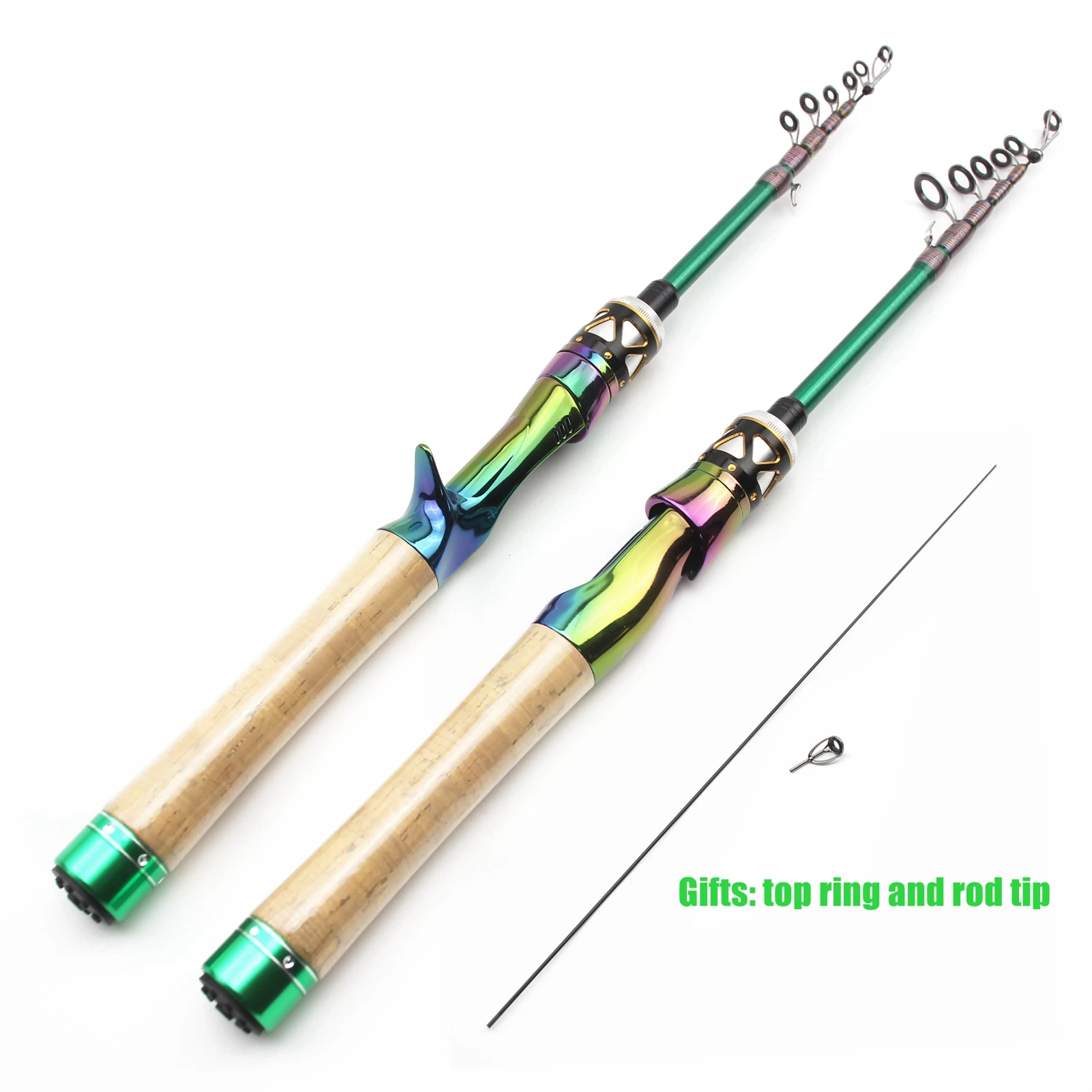 

1.8M 1.98M Carbon MINI Ultra Light ul Power Telescopic Fishing Rod Casting Spinning Pocket Rod Test 1-5g Stream Small Fish Pole