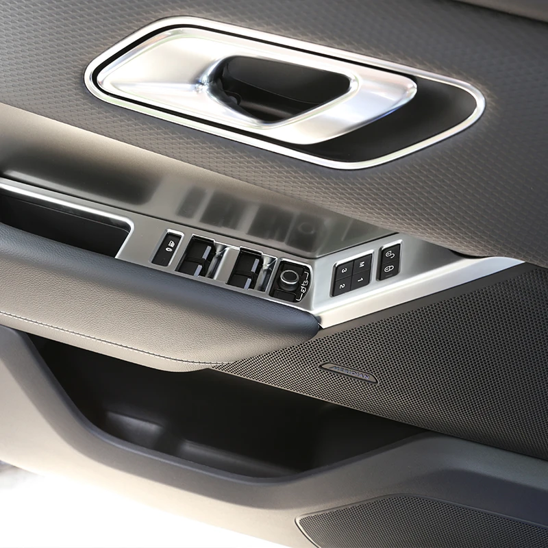 Для Land Rover Range VELAR 17-22 накладка на дверь окно подъемник рамка обшивка ABS узор из