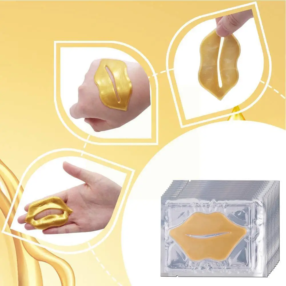 

Collagen Crystal Lip Patches Moisturizing Hydrating Prevent Lip Lip Lip Nourishing Plumper Patches Dryness F3a5