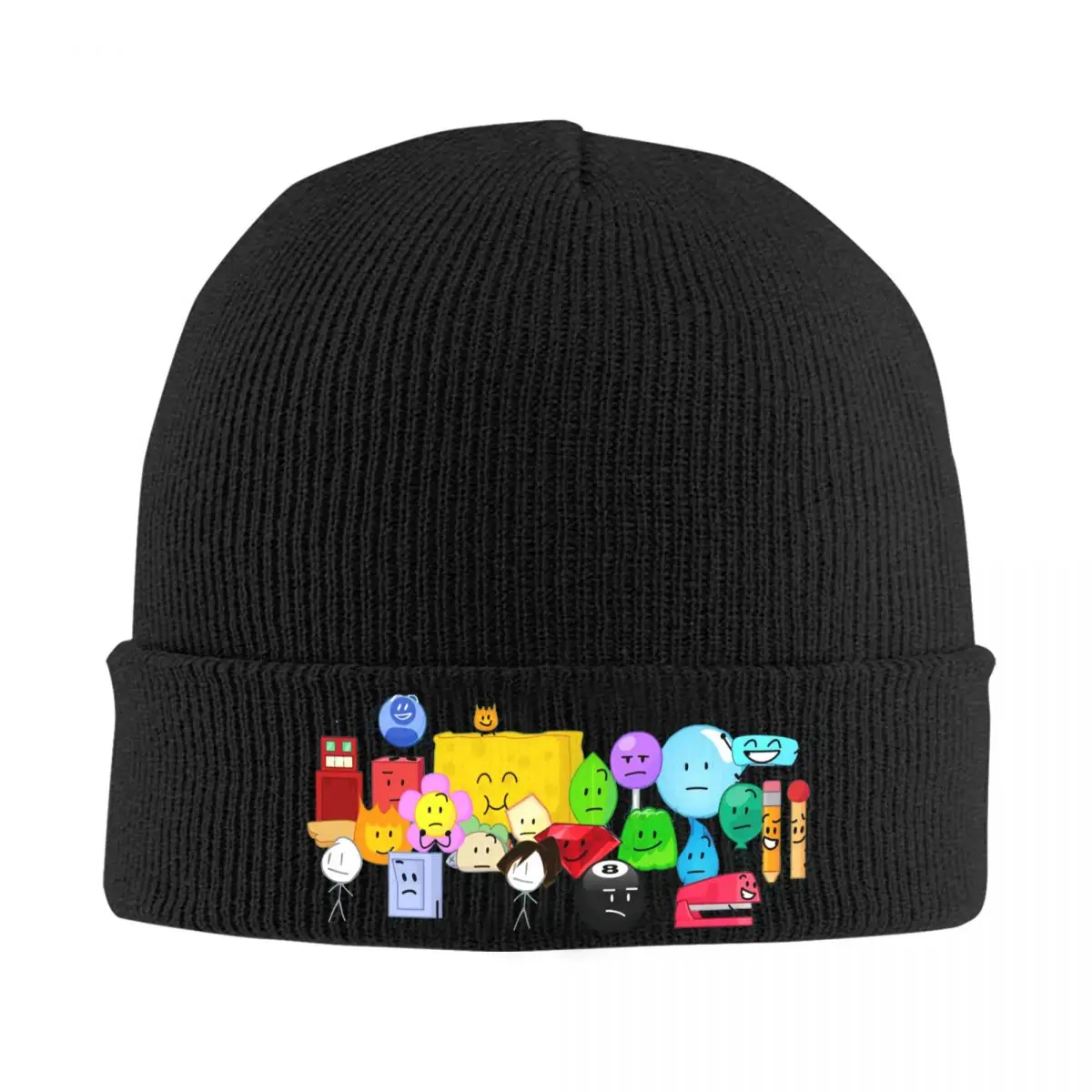 BFDI Inanimate Insanity Все персонажи Шапки-бини Шапки-капоты Женские и мужские забавные