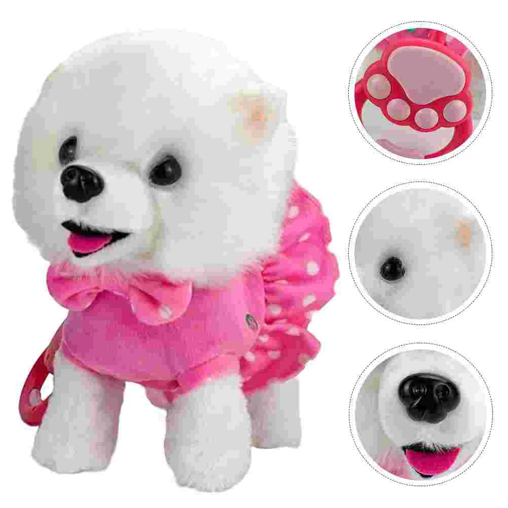 

Girls Toys Electric Toys Musical Toddlers Puppy Light Plastic Cartoon Children Interactive Walking Dog Kid Plaything