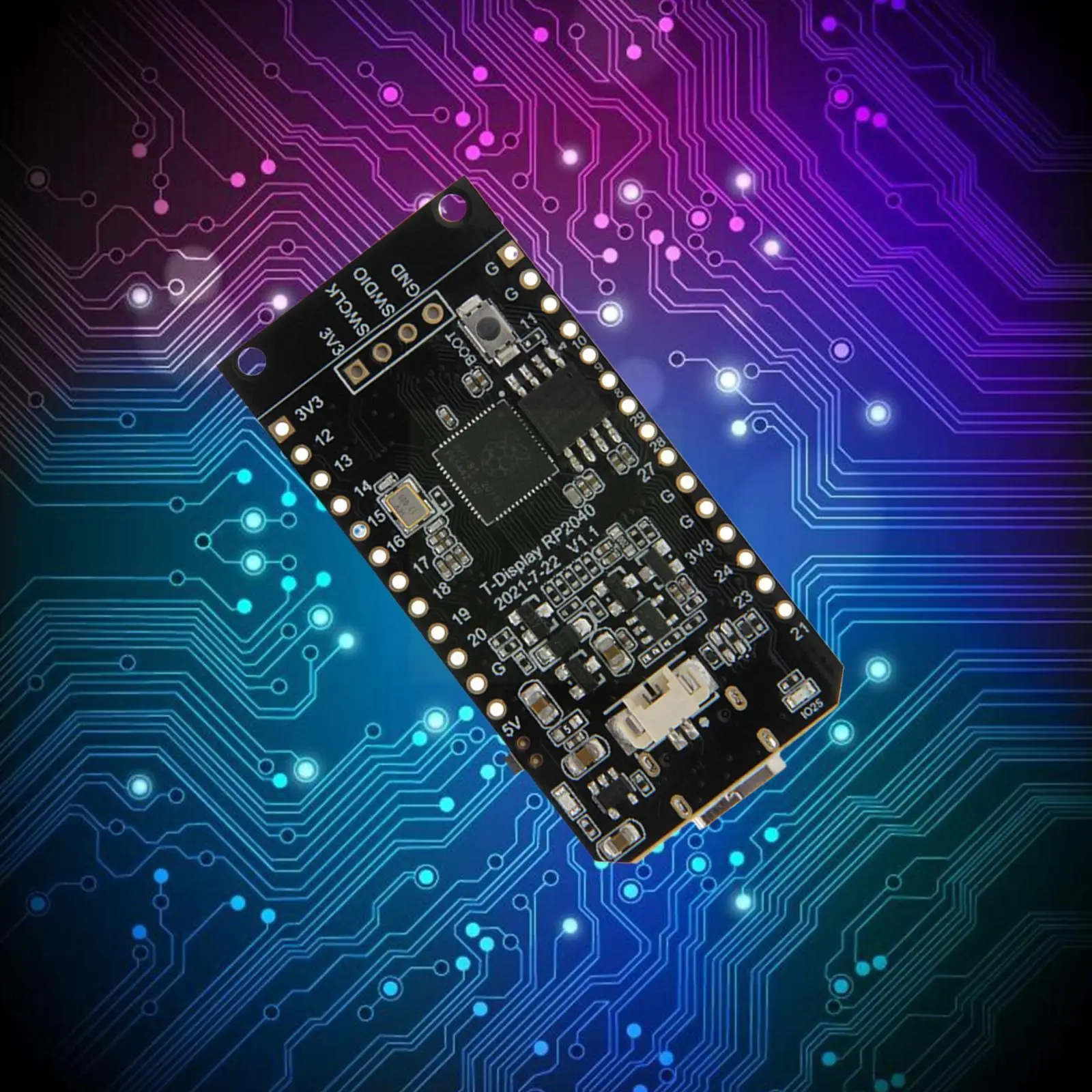 

LILYGO®T-дисплей RP2040 Dual ARM для модуля Raspberry Pi, 1,14 дюймовый ЖК-экран IPS HD, схема, макетная плата G7P3