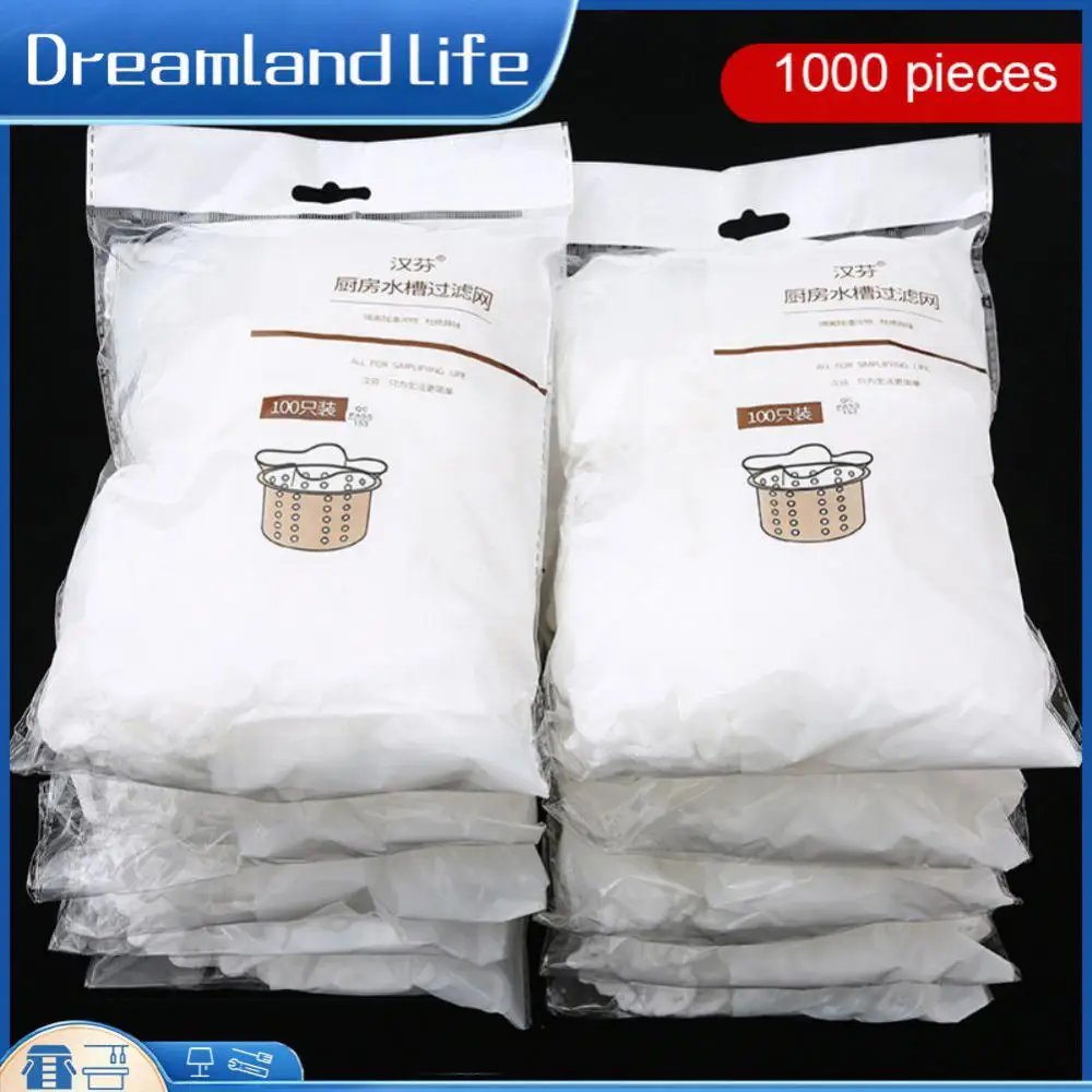 

Convenient Kitchen Sink Garbage Net Effective Elastic Flume Filter Polyester The Kitchen Sink Slipped Through The Net White
