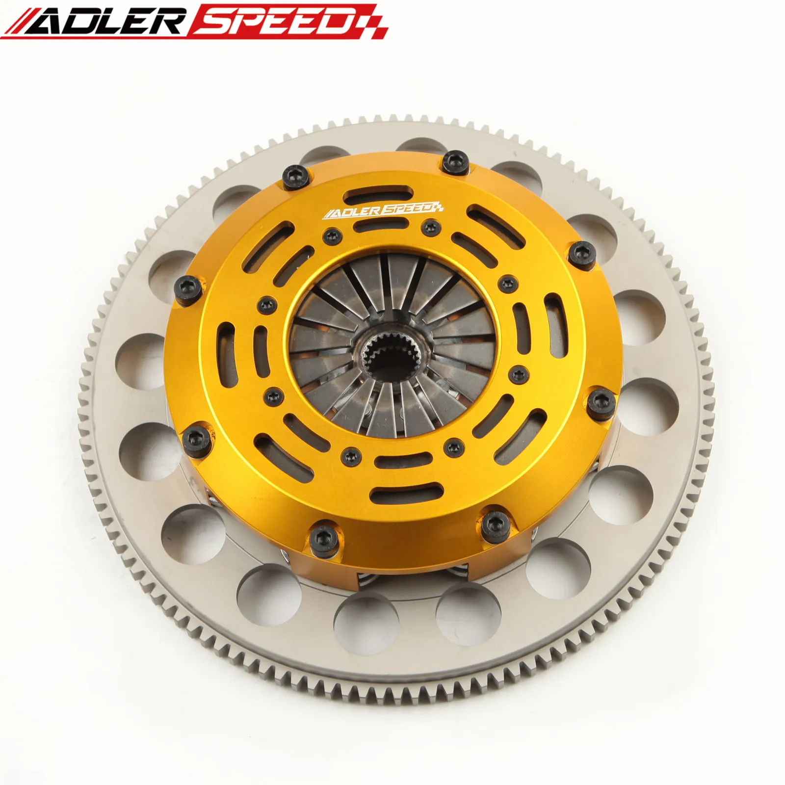 Комплект двухдисков сцепления ADLERSPEED Racing для 89-99 NISSAN 240SX 2.4L KA24E и KA24DE среднего веса