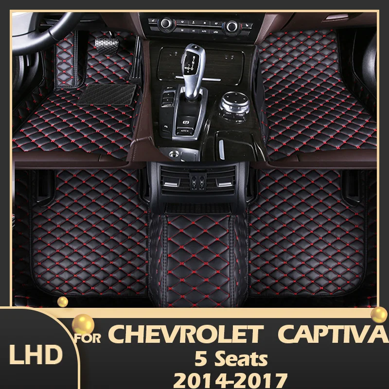 

Car Floor Mats For Chevrolet Captiva Five Seats 2014 2015 2016 2017 Custom Auto Foot Pads Carpet Cover Interior Accessories