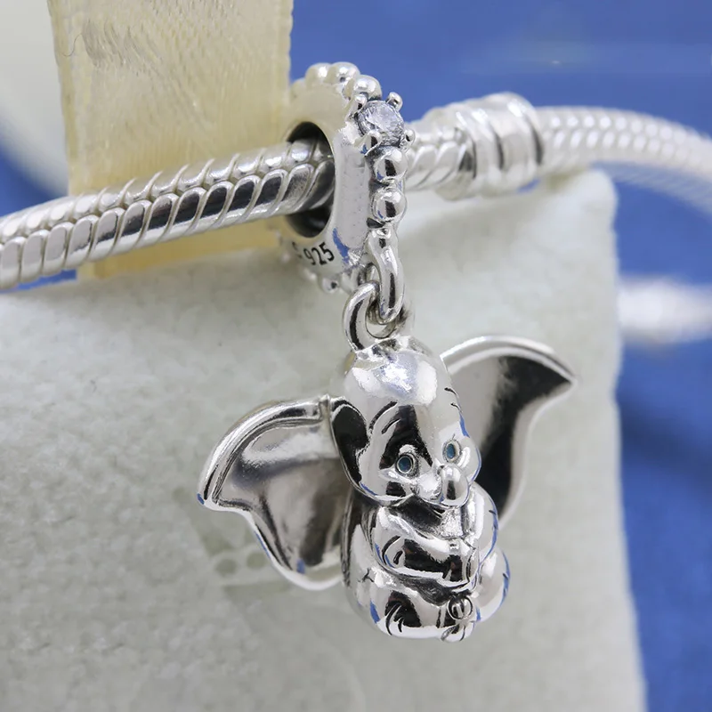 

Шарм-подвеска в виде слона дамбу, из серебра 925 пробы