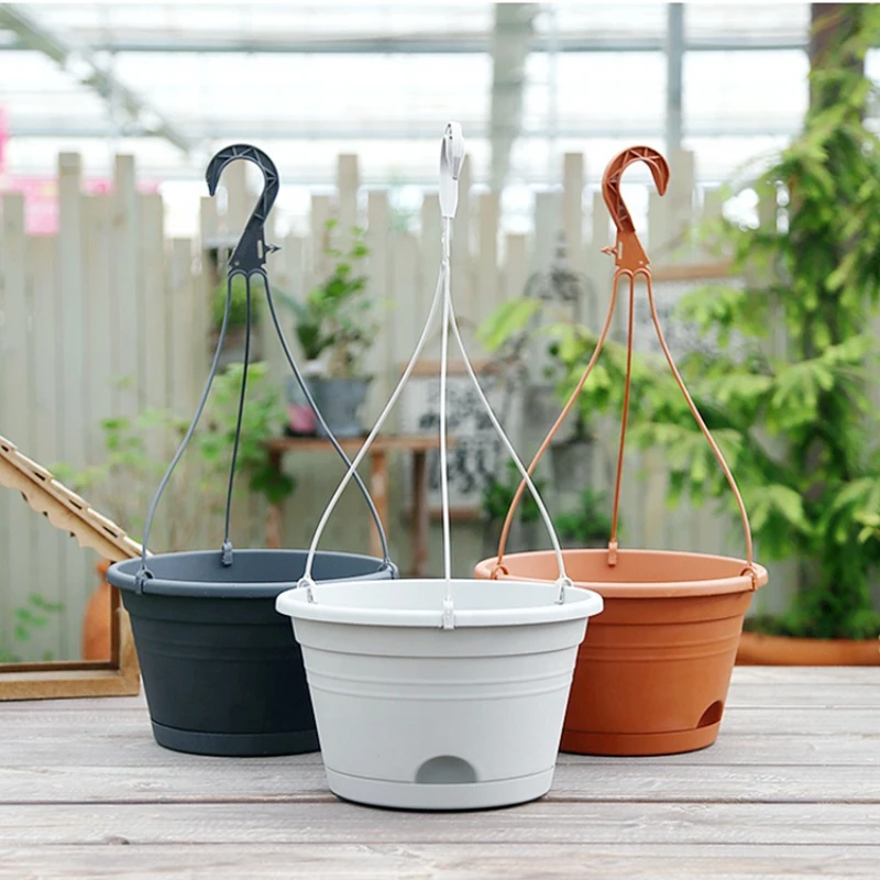 

Hanging Flower Pot Home Balcony Garden Planter pot Plant Flower Plastic Hanging Baskets For Plants Outdoor