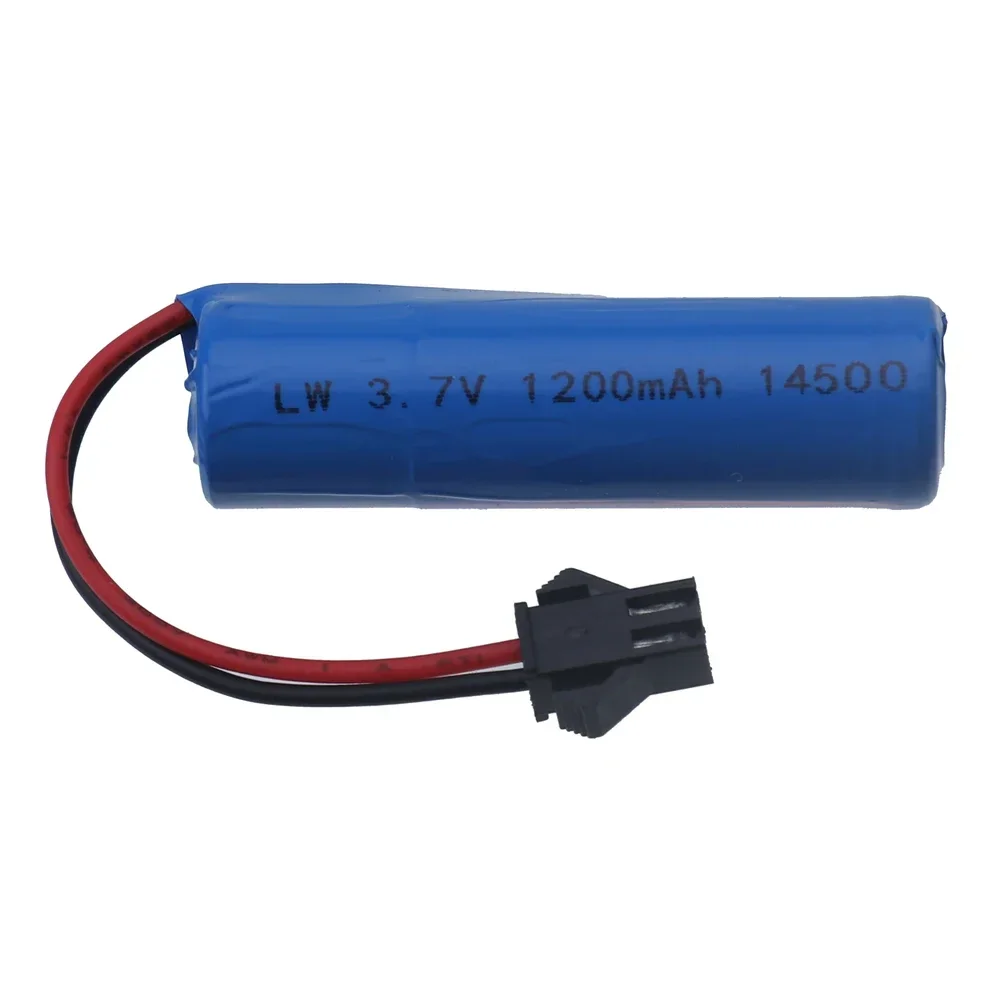 Фото Аккумулятор LiPo 3.7V 14500 1200mAh для радиоуправляемых игрушек, аксессуары для C2 D828, запчасти для вертолетов, автомобилей, танков, пистолетов, грузовиков, поездов №2