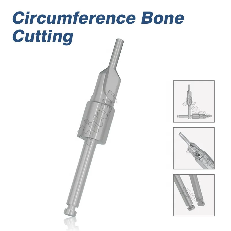резак для мягких тканей с маркировкой глубины сверло трепаном окружная резка