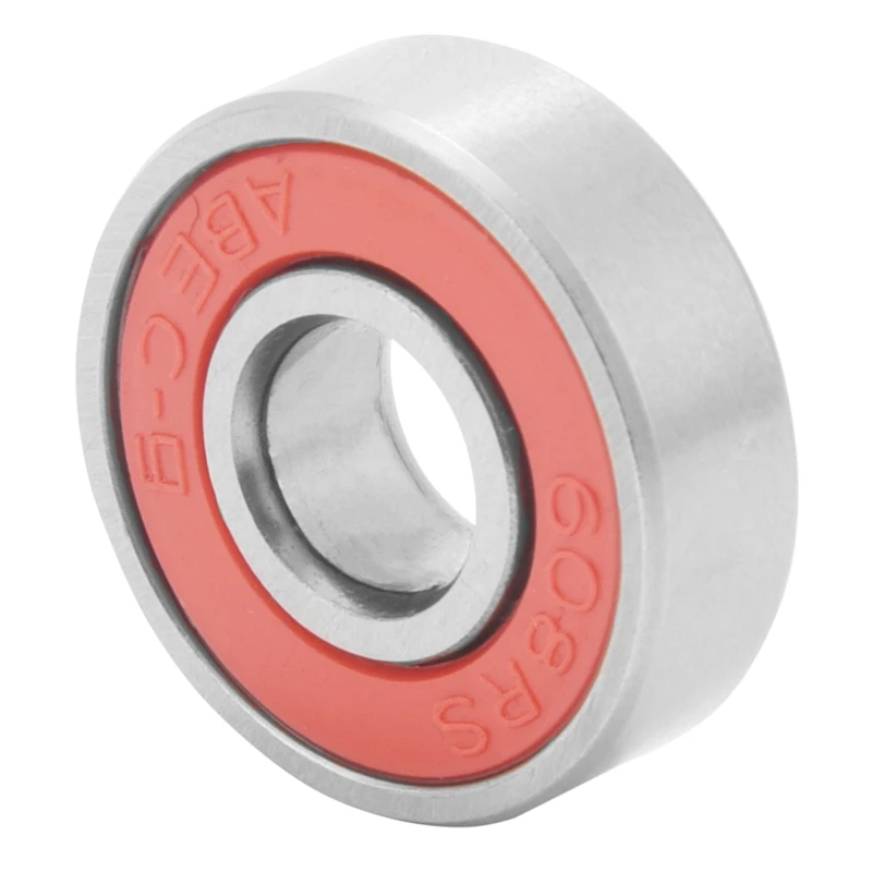 

50Pcs ABEC-9 608 2RS Inline Roller Skate Wheel Bearing Red Sealed 8X22x7mm Shaft Wheel Bearing Anti-Rust Skateboard