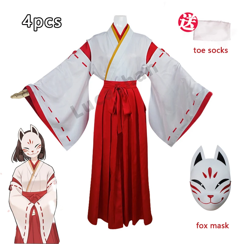 геншин импакт косплей Казари Маска Костюм Маски NPC Ведьма Ханачирусато Костюмы