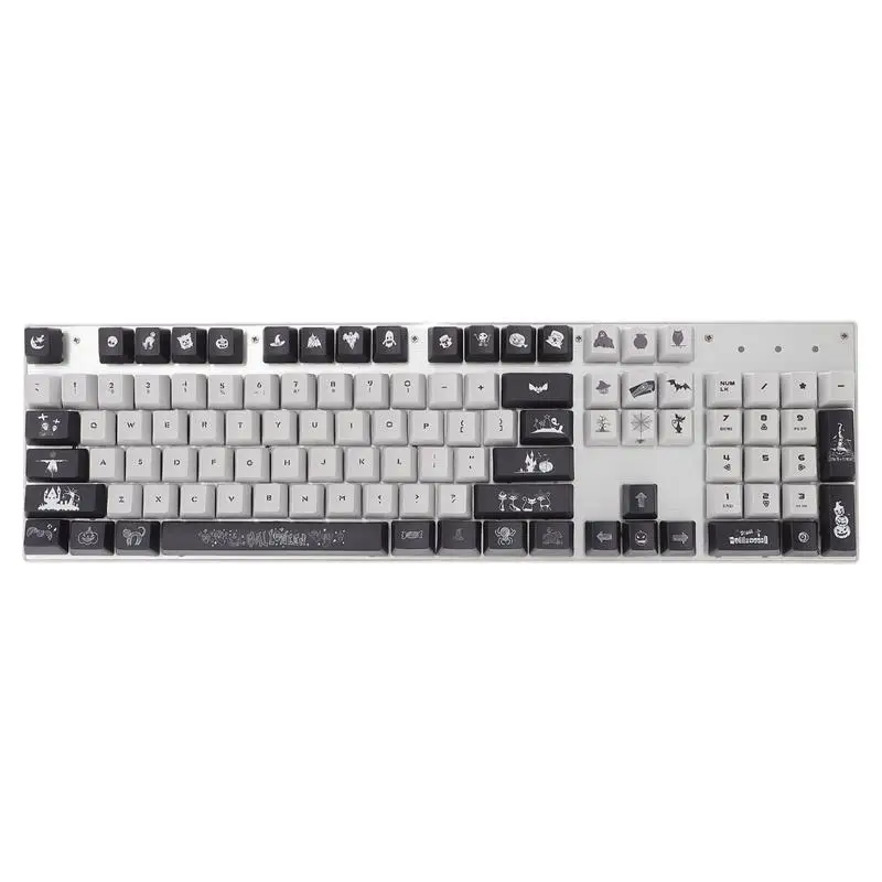 

1 Набор колпачков для клавиш, Хэллоуин, компьютер, телефон, клавиатура, механическая клавиатура