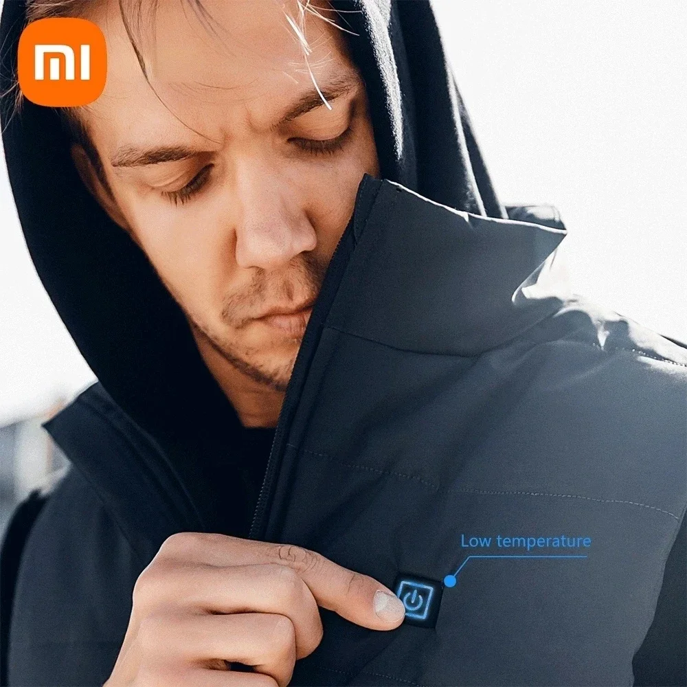 

Xiaomi SKAH 4-Heating Area Graphene Electric Heated Vest Men Outdoor Winter Warm USB Smart Thermostatic Heating Jacket