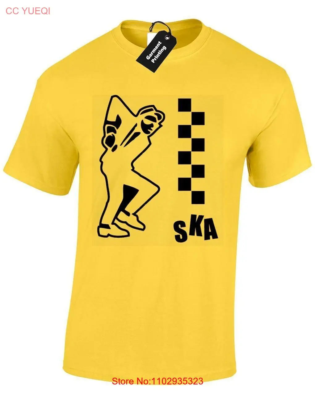 Мужская футболка Ska танцевальная музыка регги культовая новинка 80-х годов