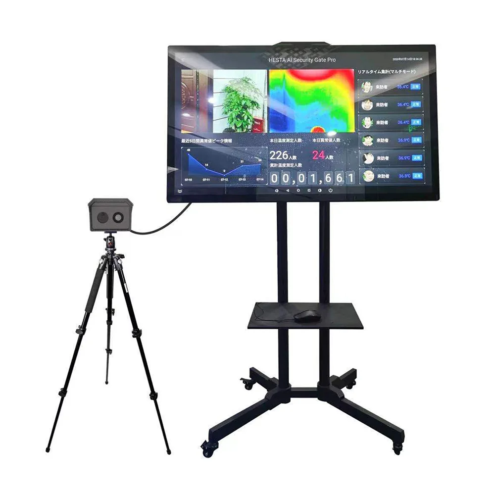

New ai temperature sensor detection face recognition system infrared thermal imaging scanner imagers camera